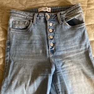 Just Black Denim light blue super soft stretchy straight leg jeans 29